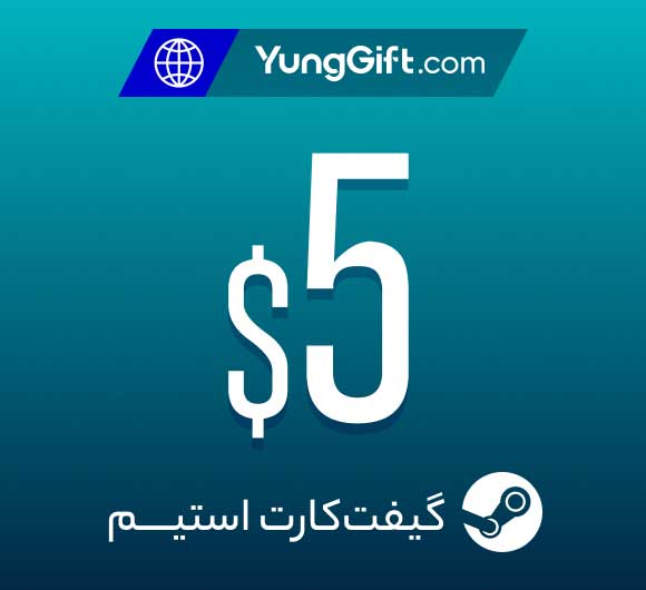 خرید گیفت کارت 5 دلاری استیم گلوبال