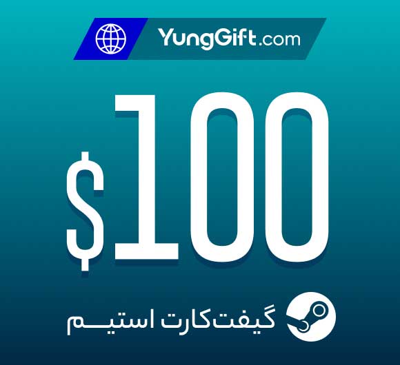 خرید گیفت کارت 100 دلاری استیم گلوبال