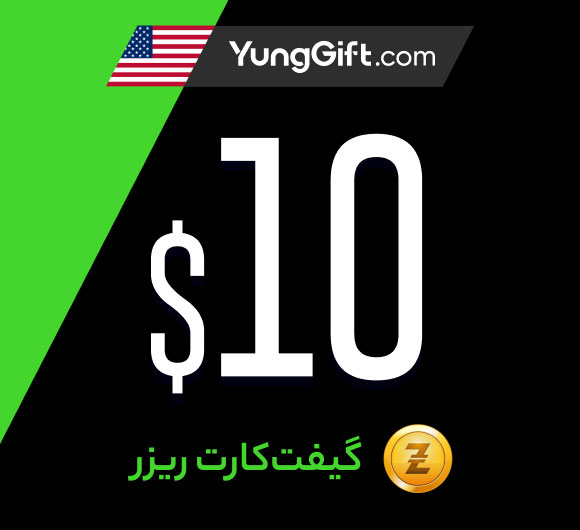 خرید گیفت کارت 10 دلاری razer gold آمریکا