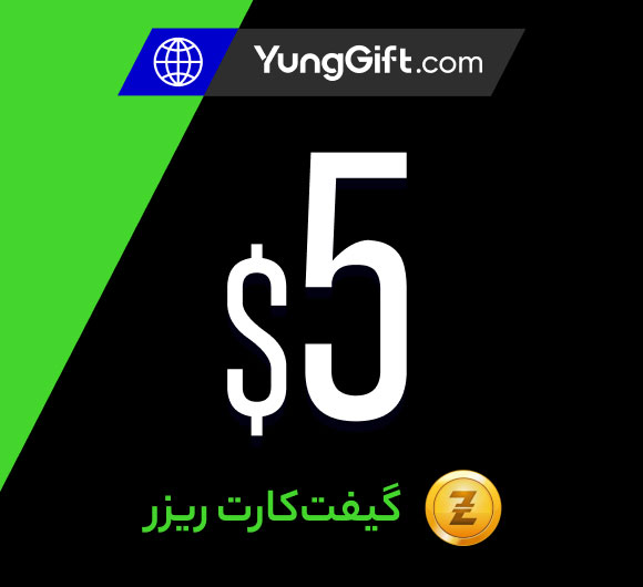 خرید گیفت کارت 5 دلاری razer gold گلوبال