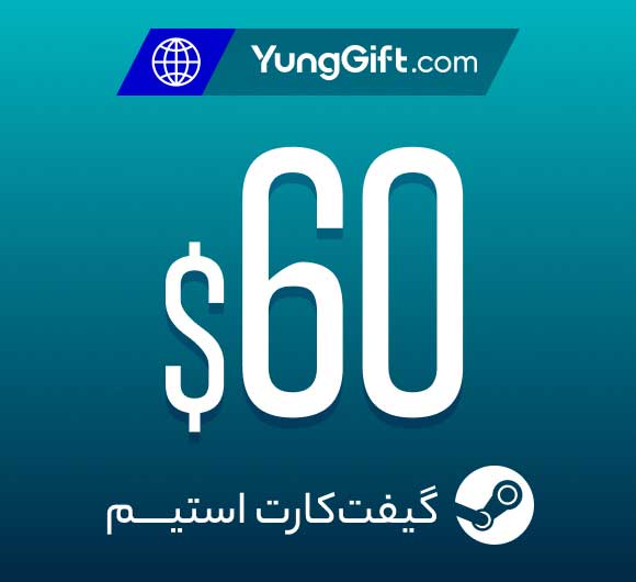 خرید گیفت کارت 60 دلاری استیم گلوبال