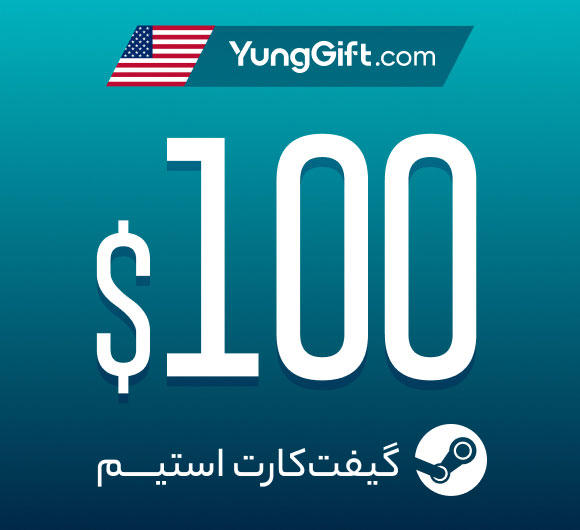خرید گیفت کارت 100 دلاری استیم آمریکا