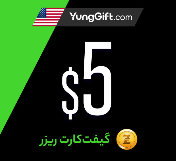 خرید گیفت کارت 5 دلاری razer gold آمریکا