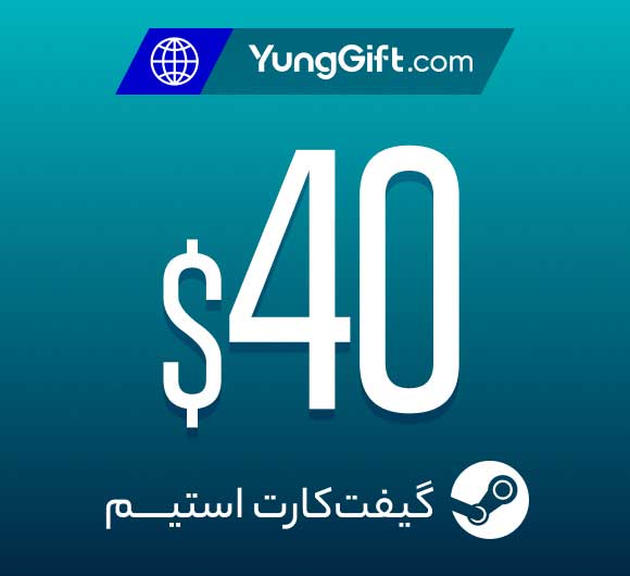 خرید گیفت کارت 40 دلاری استیم گلوبال