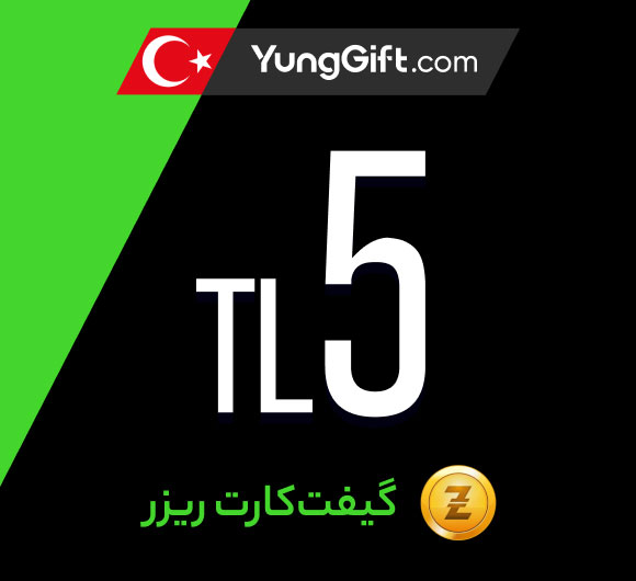خرید گیفت کارت 5 دلاری razer gold ترکیه