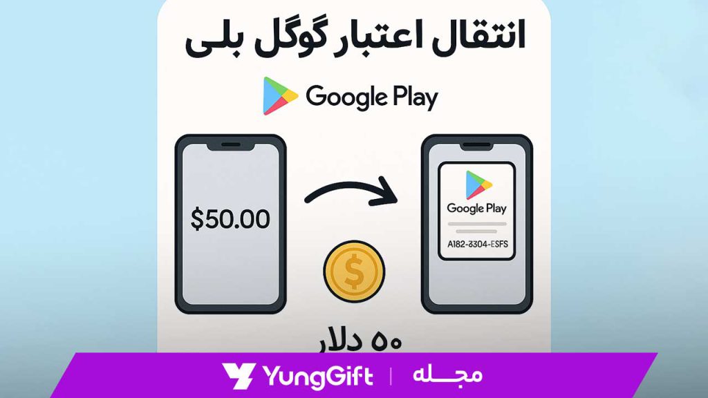 انتقال اعتبار گوگل پلی